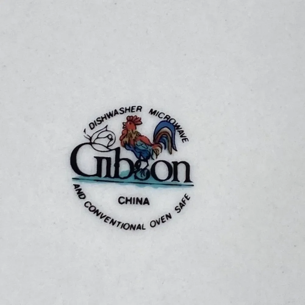 Gibson Ivory China Plate